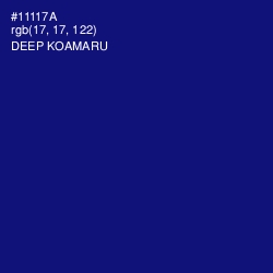 #11117A - Deep Koamaru Color Image
